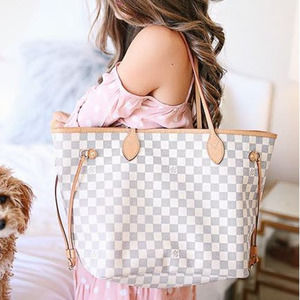 💎✨Authentic✨💎Louis Vuitton Damier Azur Neverfull MM Tote Bag